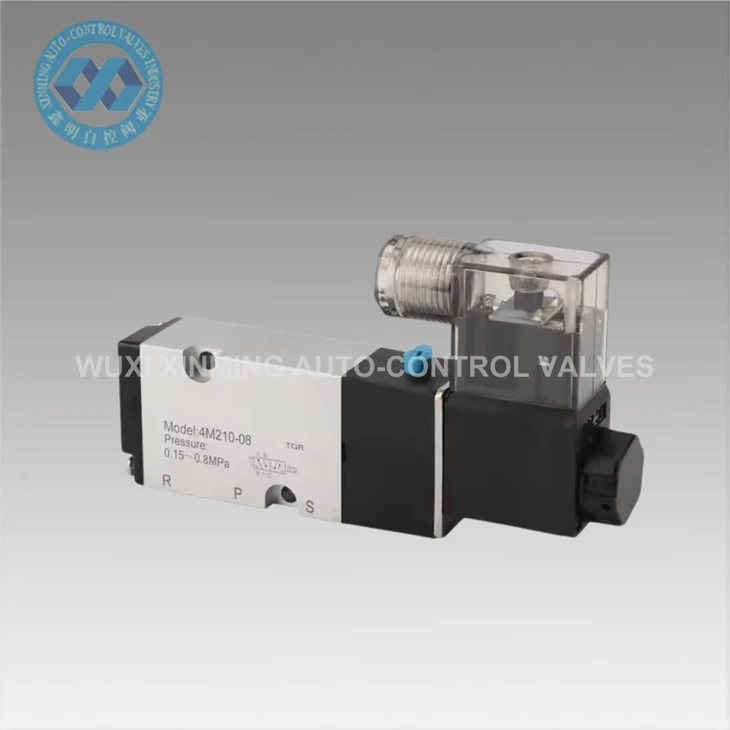 2- Way 5- Valve solenoide neumática de alta presión ({0-10 MPA)