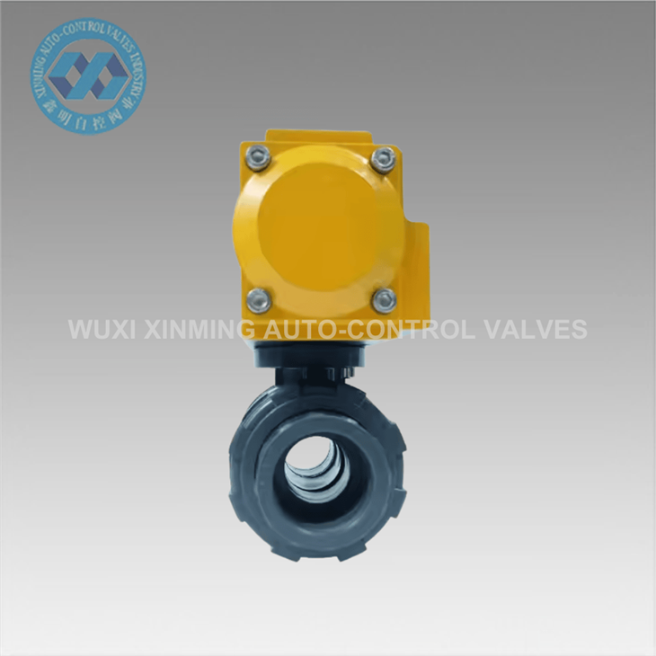 Double Acting Plastic Pneumatic Actuator Ball Valve