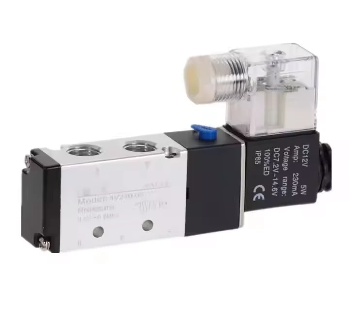 Pneumatic Electric Solenoid Valve 5-way 2-position Control Air Gas Magnetic 12V 24V 220V