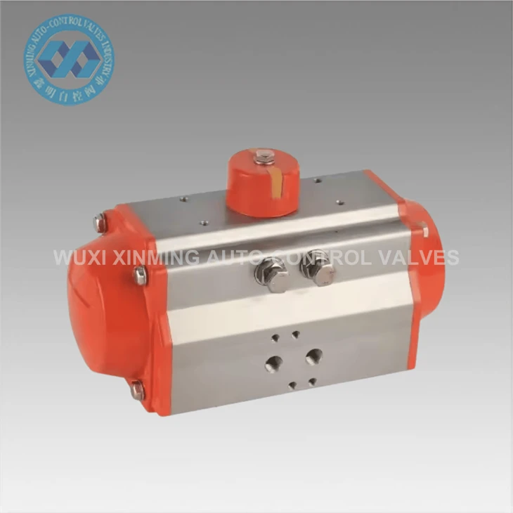 Actuador rotativo neumático: 0 ~ 90 grados Control de precisión