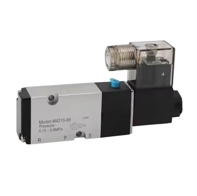 2- Way 5- Valve solenoide neumática de alta presión ({0-10 MPA)