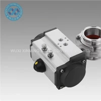 Actuador de válvula neumática de doble actuación rotativa de 90 grados Actuador neumático de actuación simple