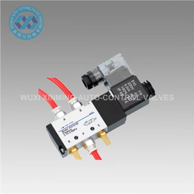 Válvula solenoide neumática de aleación de aluminio 52 AC220V 110V