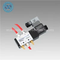 Válvula solenoide neumática de aleación de aluminio 52 AC220V 110V