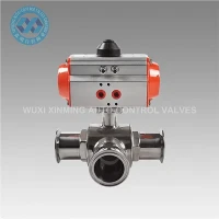 Válvula neumática de tres vías neumática de alta calidad