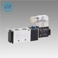Válvula solenoide neumática 5 vías 2- Control de posición Aire 12V 24V 220V