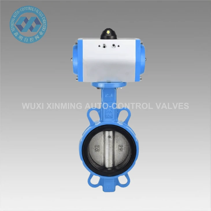 Stainless Steel SS304 316L Pneumatic Butterfly Valve Butterfly Valve
